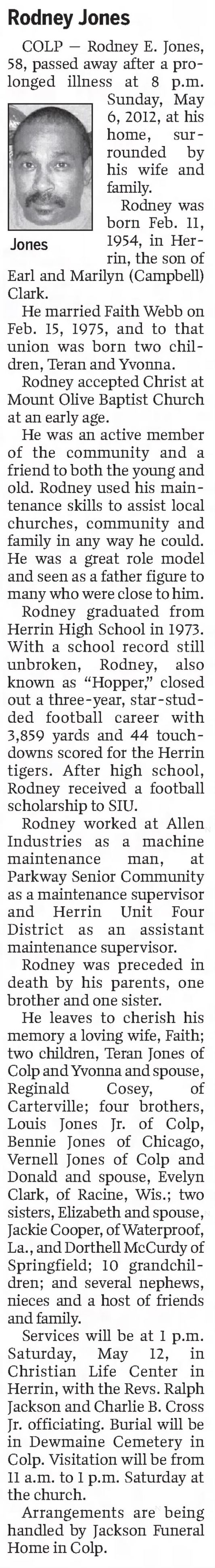 Clipping from Southern Illinoisan
